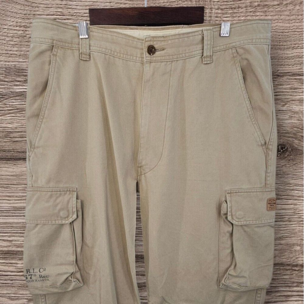 Vintage Ralph Lauren Polo Jeans Co Pants Men Size 36 Authentic Military Trousers